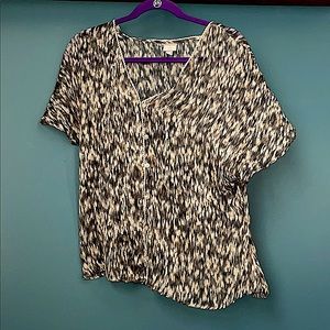 Converse sheer button down shirt